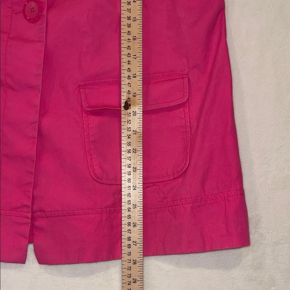 Old Navy Women’s Large Pink Cotton Jacket with Polka Dot Lining - Picture 4 of 10